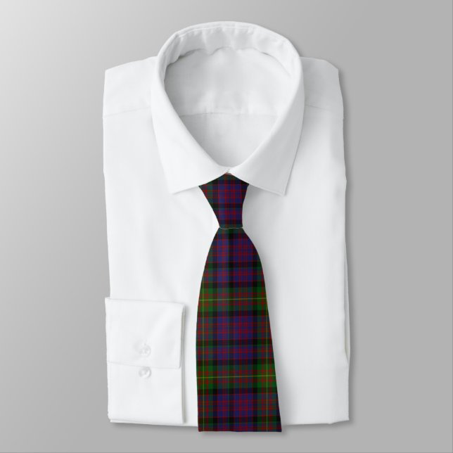 Traditionelle Carnegie Tartan Karierte Krawatte (Gebunden)