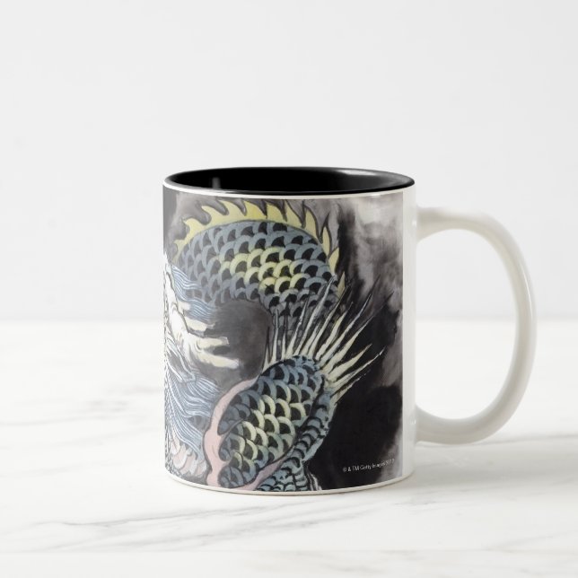 Traditionelle chinesische Malerei, Jahr des Zweifarbige Tasse (Rechts)