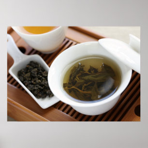 Traditionelle chinesische Teezeremonie: Oolong Tee Poster