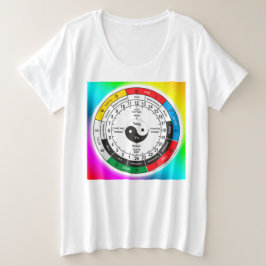 Traditionelle chinesische Uhr Große Größe T-Shirt