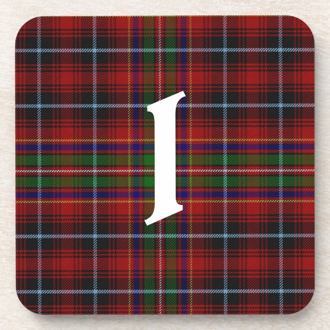 Traditionelle Clan Innes Tartan Kariert Getränkeuntersetzer (Vorderseite)