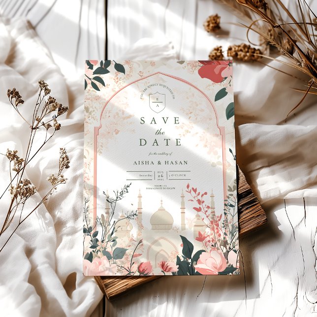Traditionelle elegante islamische Hochzeit mit Flo Save The Date (Von Creator hochgeladen)