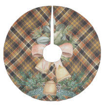 Traditionelle elegante tartan braun mit festlicher