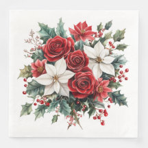 Traditionelle Elegante Weihnachten Poinsettia