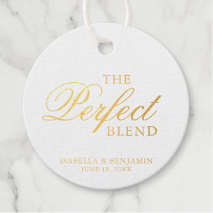 Traditionelle formelle elegante Hochzeit Geschenkanhänger