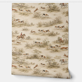 Traditionelle Foxhound-Jagd Tapete