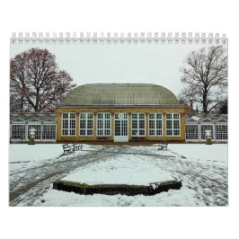 Traditionelle Gebäude Englands Kalender