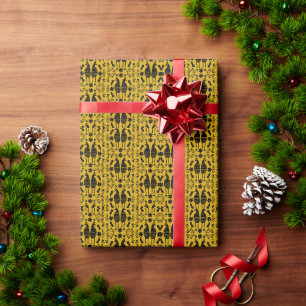 Traditionelle Germanische Volkskunst Bird Geschenkpapier
