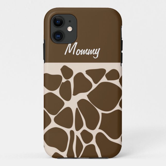Traditionelle Giraffe Print iPhone 5 Casemate Fall Case-Mate iPhone Hülle (Rückseite)