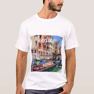 Traditionelle Gondel in Venedig T-Shirt