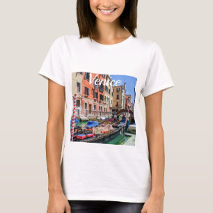 Traditionelle Gondel in Venedig T-Shirt