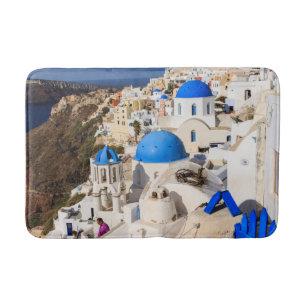 Traditionelle griechische Häuser Badematte