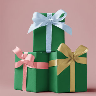 Traditionelle grüne Geschenkpapierbögen Geschenkpapier Set