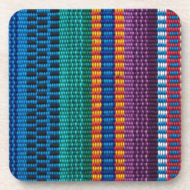 Traditionelle Guatemala-Gewebewebart Untersetzer (Vorderseite)