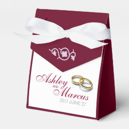 Traditionelle Hochzeitsrings Geschenkschachtel