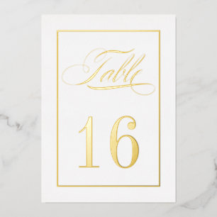 Traditionelle Hochzeitsszenarien mit Gold Foil Bor Folieneinladung
