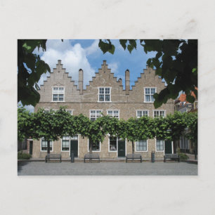 Traditionelle holländische Häuser Städtischer Plat Postkarte