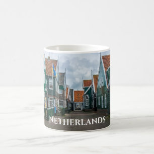 Traditionelle Holzhäuser in Marken Kaffeetasse