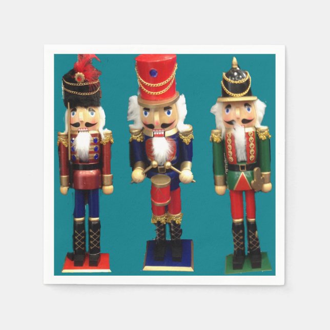 Traditionelle Holznährstofffiguren Serviette (Vorderseite)