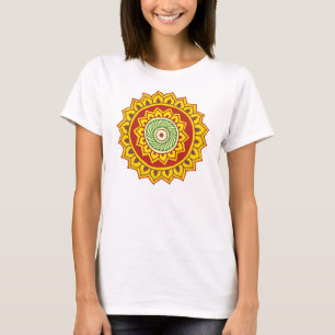 Traditionelle indische Art Mandana T-Shirt