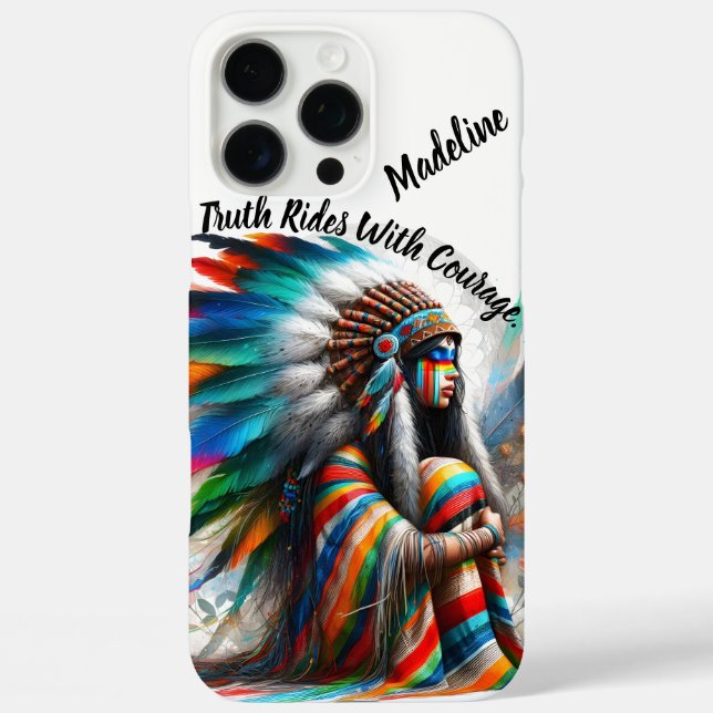 Traditionelle indische Kulturdesigns iPhone 16 Pro Max Hülle (Rückseite)