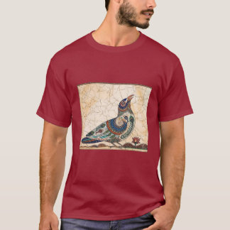 Traditionelle indische Volkskunst-Vogelkunst - Spi T-Shirt