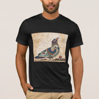 Traditionelle indische Volkskunst-Vogelkunst - Spi T-Shirt