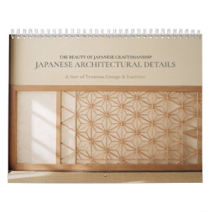 Traditionelle japanische Architektur Kalender