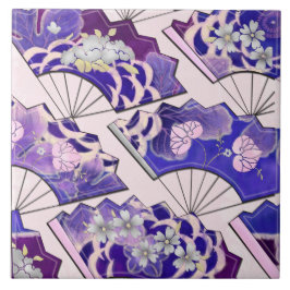 Traditionelle japanische Fans Fliese