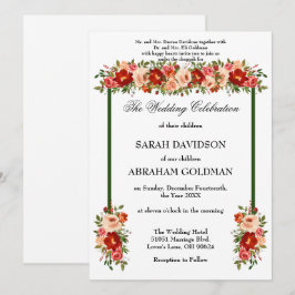 Traditionelle jüdische Einladungen zur Hochzeit - 