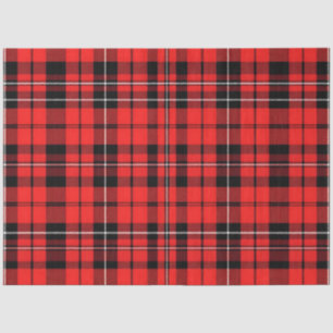 Traditionelle Karierte Tartan Populäre Kollektion Seidenpapier