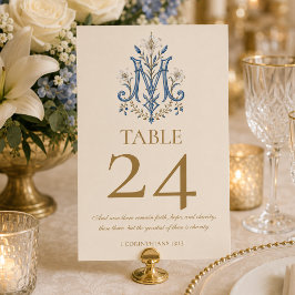 Traditionelle katholische Hochzeit Marianisches Mo Tischnummer