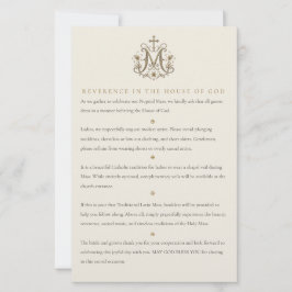 Traditionelle katholische Hochzeitsgästekleidungsk Briefpapier
