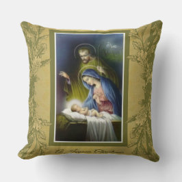 Traditionelle katholische Jungfrau Mary, Joseph, Kissen