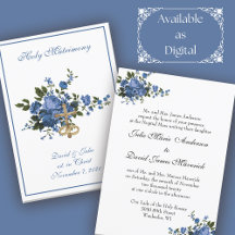 Traditionelle katholische religiöse blaue Rose Hoc