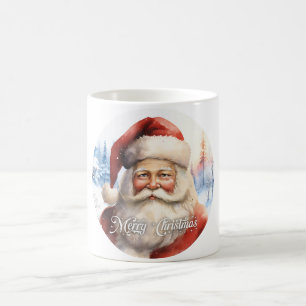 Traditionelle klassische Santa-Claus-Illlustration Kaffeetasse