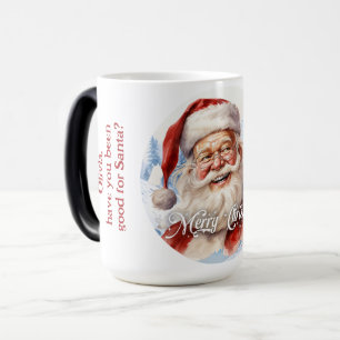 Traditionelle klassische Santa-Claus-Illustrations Verwandlungstasse
