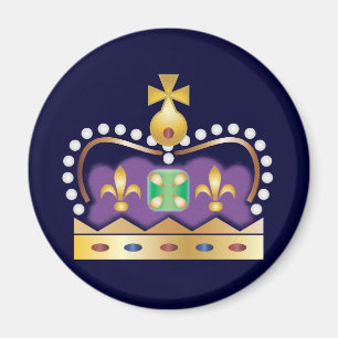 Traditionelle königliche Krone Magnet
