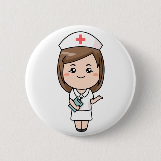 Traditionelle Krankenschwester Button (Vorderseite)
