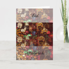 Traditionelle Laternenlichtwirkung Feiertagskarte