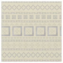 Traditionelle lettische Symbole auf Mudcloth Stoff