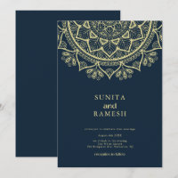 Traditionelle Mandala-Indische Hochzeit