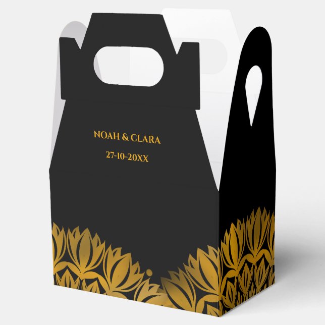 Traditionelle mandala klassische elegante Luxushoc Geschenkschachtel (Geöffnet)