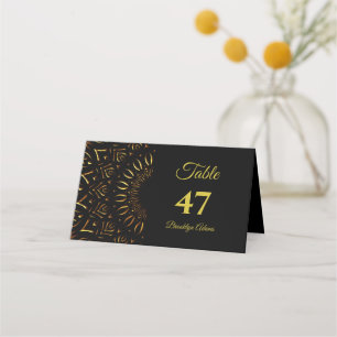 Traditionelle mandala klassische elegante Luxushoc Platzkarte