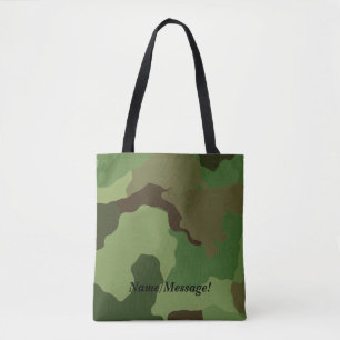 Traditionelle militärische Tarnung Tasche