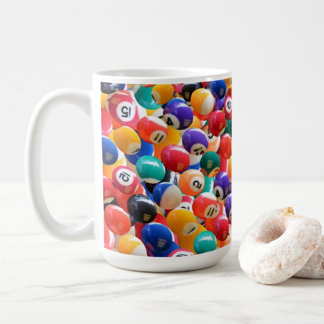 Traditionelle Nachtballfarben, Kaffee-Tasse Kaffeetasse (Mit Donut)