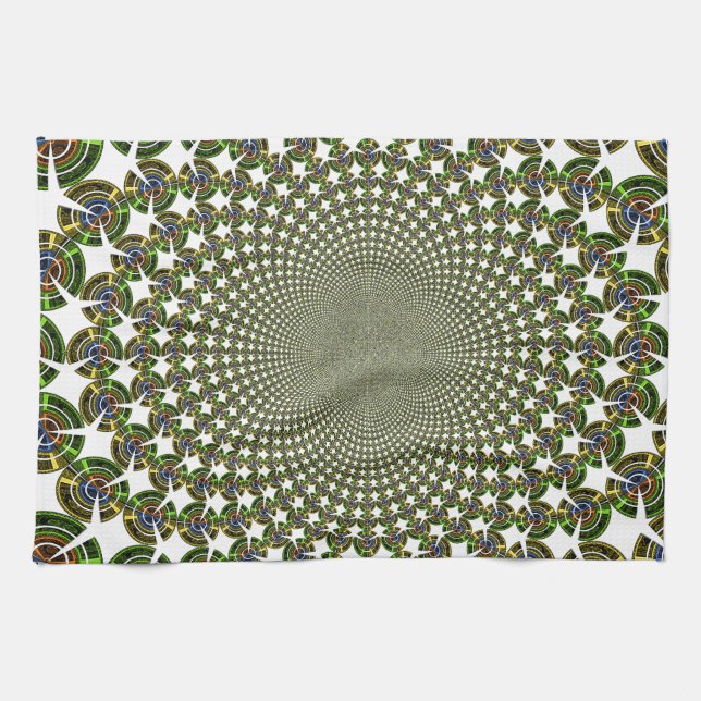 Traditionelle Nahtlose Haie Handtuch (Horizontal)