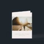 Traditionelle, neutrale Hochzeit der Erde Dankeskarte<br><div class="desc">Traditionelle Hochzeit gefaltet danke Karte mit einem schlichten,  aber eleganten Design mit Ihren Vornamen in einem großen Serifen Schriftart.</div>