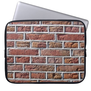 Traditionelle niederländische Ziegelverfugung Foto Laptopschutzhülle