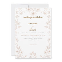 Traditionelle norwegische Rosemaling-Hochzeitseinl